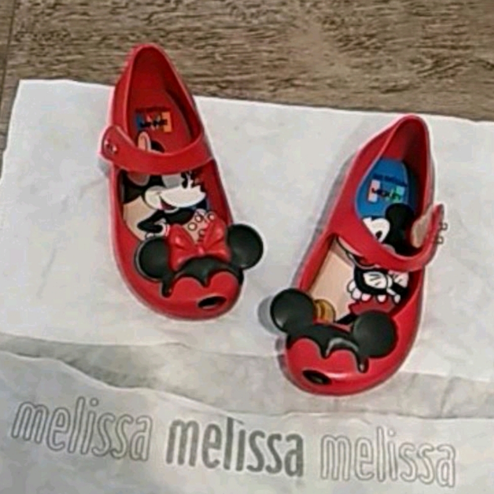 Mini Melissa Mikey and Minnie shoes